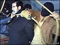 Saddam na forca