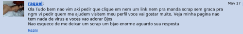 Scrap do Orkut
