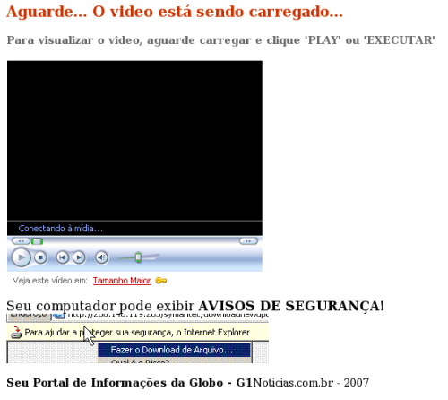 Site carregado