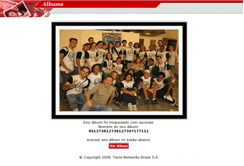 PAGINA HOSPEDADA NOS SERVIDORES