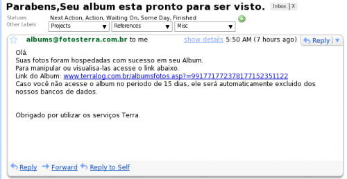 EMAIL DO PHISHING SCAM