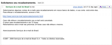 EMAIL DO BRASIL