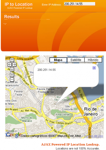 Imagem do Ip Lookup