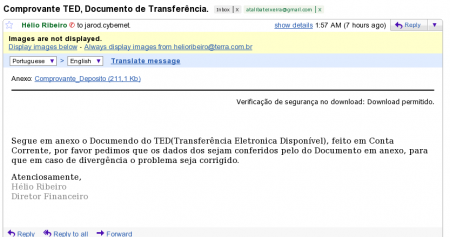 Comprovante de cadastro