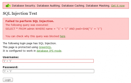 GreenSQL