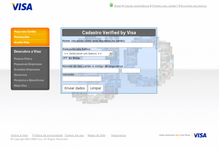 CADASTRO VISA