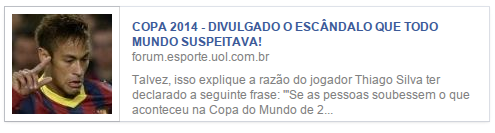 Uma das imagens que circulou no Facebook