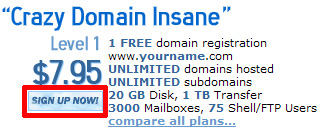 Crazy domain Insane