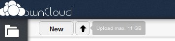 Max Upload Size no Owncloud